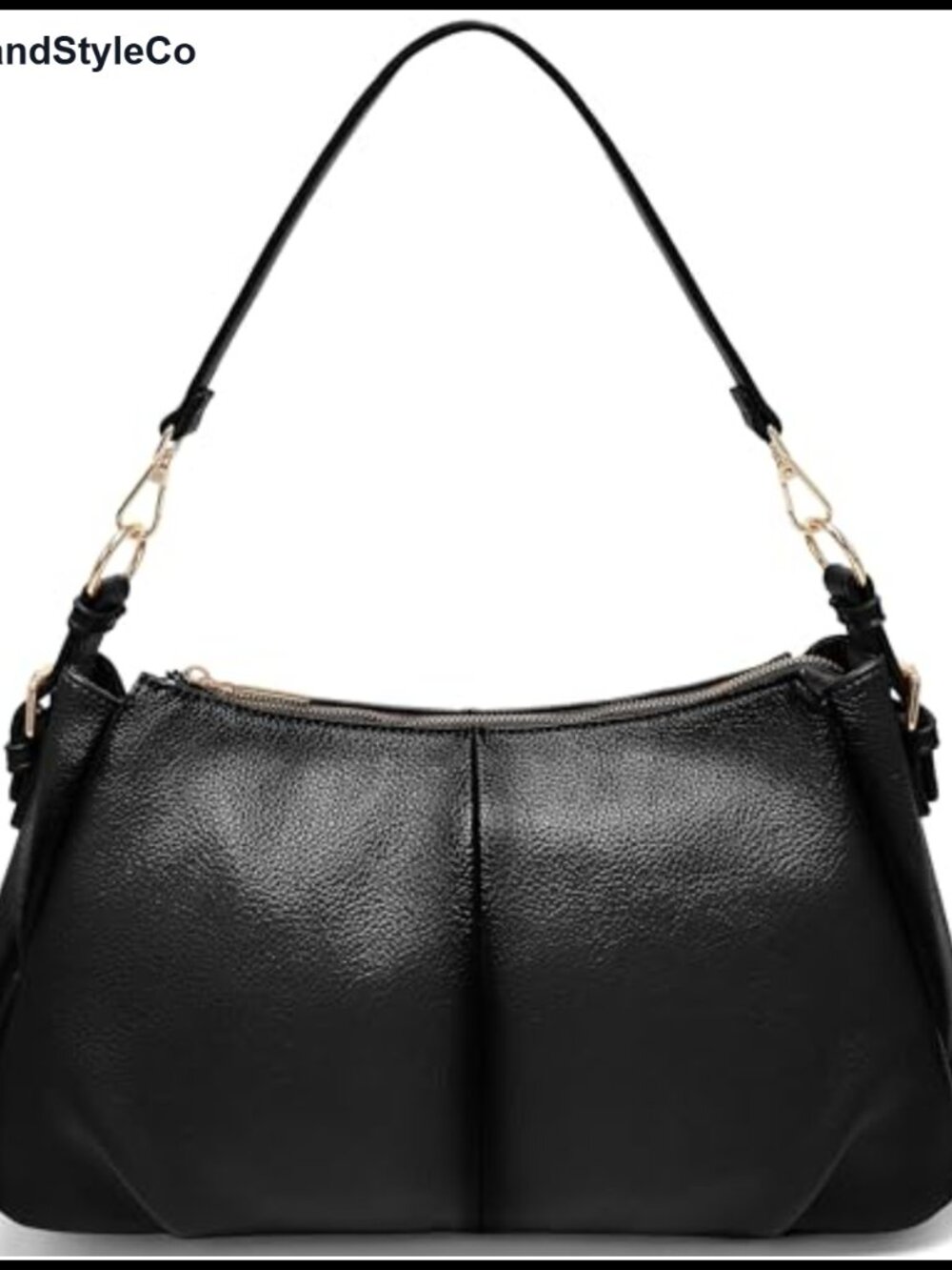 Medium Vintage Soft Vegan Leather Hobo Shoulder Bag Satchel Purse